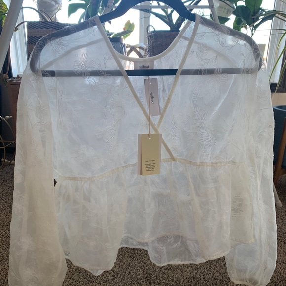 Aritzia Peplum blouse - Picture 1 of 3